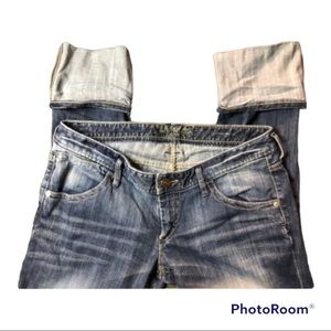 Express Crop Jeans size 12 Used Condition